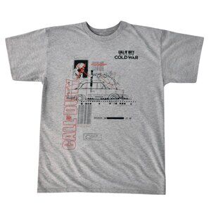 M gray Call of Duty: Black Ops Cold War graphic Tee